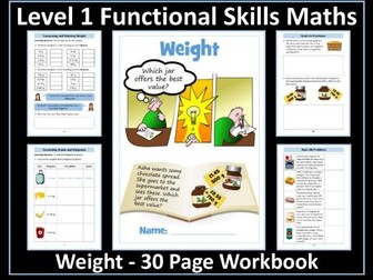 Weight Workbook - Level 1 Functional Skills Maths