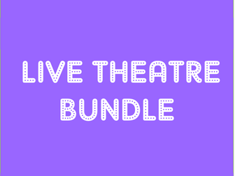 Live Theatre Prep Bundle