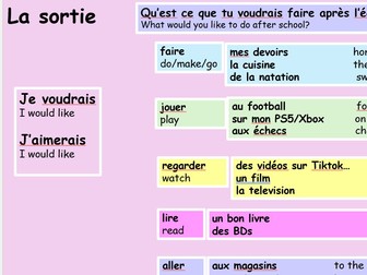 French AND Spanish Entry and Exit slides