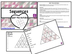 Sequences (Spot the Mistake)