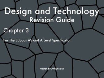 Design and Technology Revision Guide- Chapter 3