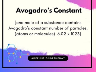 AS Level Chemistry Definition Flashcards