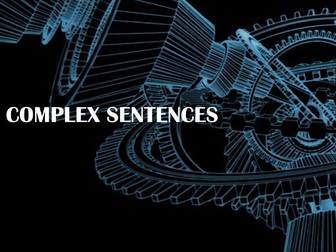 Complex sentences KS2 pack