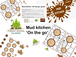 Portable mud kitchen for outdoor play