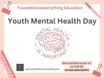 Youth Mental Health Day Lesson