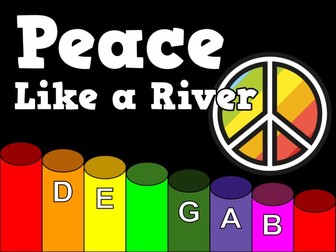 Peace Like A River - Boomwhacker Play Along Video and Sheet Music