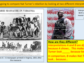 Nat Turner's rebellion