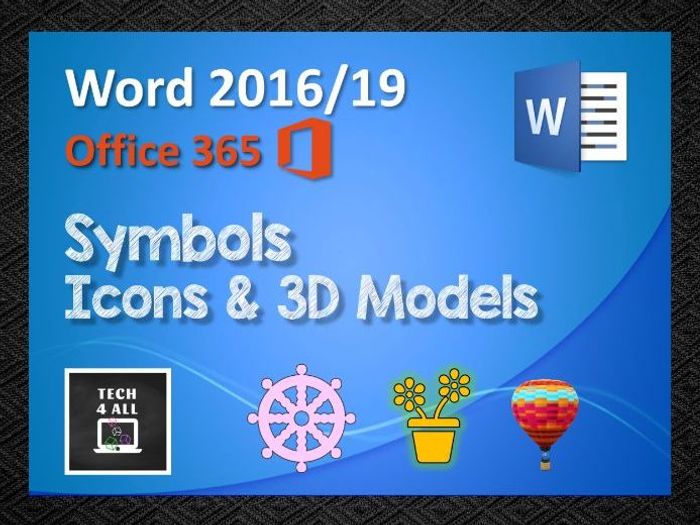 microsoft word symbols chart