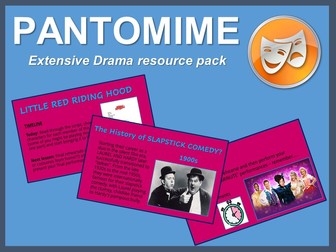 Pantomime: Extensive Drama resource pack