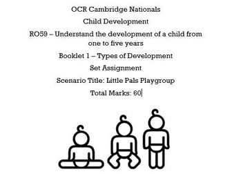 OCR Child Development RO59 Complete set of workbooks