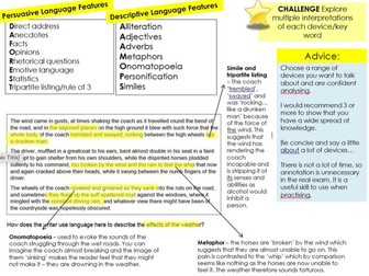 Edexcel Language Paper 1 Revision Booklet