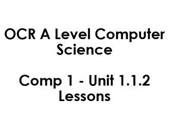 OCR ALevel Computer Science Comp 1 (Unit 1.1.2 Types of Processor)