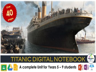 Titanic Digital Notebook (TITANIC Interactive Unit of Work)
