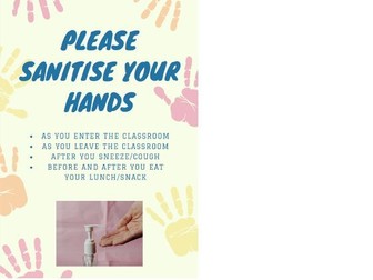 Classroom Sanitising Poster
