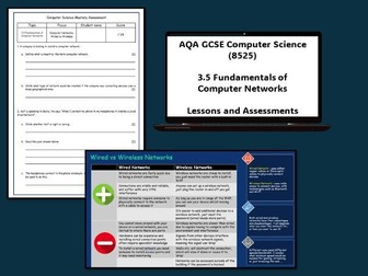 3.5 Fundamentals of Computer Networks (AQA) - LESSONS AND ASSESSMENTS