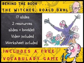 The Witches, Roald Dahl - Context lesson - KS3 - 2024 (Perfect for Roald Dahl Day and beyond)