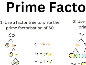 Backwards faded: Prime factor trees