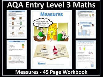 Measure - AQA Entry Level 3 Maths Workbook