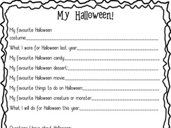 Halloween Resource Kit (worksheets, games, activities, templates)