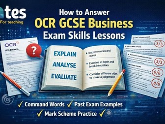 OCR GCSE Business Exam Question Skills