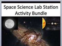Space Science Lab Station Activity Bundle - 6 - Engaging, Hands-on Activities