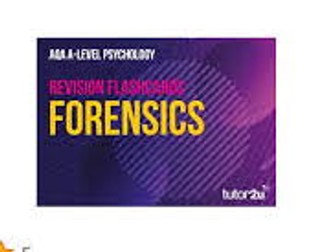 AQA Psychology: Forensic: Full teaching PowerPoint