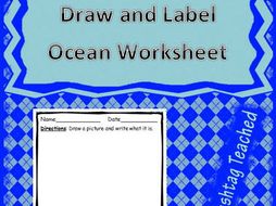 Draw and Label Ocean Scene (Building Early Vocabulary)
