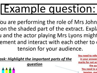 GCSE Component 1 AQA SOW