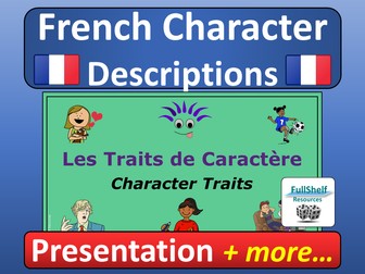 French Character Descriptions