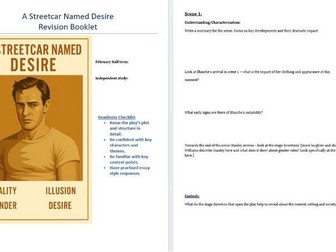 Streetcar named desire revision workbook