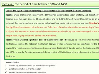 AQA History GCSE Health and the People