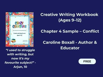 Creative Writing Workbook (Ages 9–12) – Chapter 4 Sample: Conflict