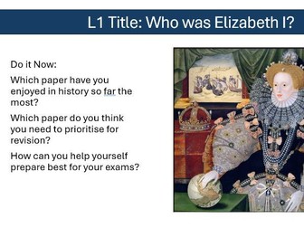 GCSE AQA Elizabethan England, 1568-1603 1.1 - Elizabeth's Early Life