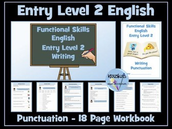Functional Skills English - Entry Level 2 - Writing - Punctuation
