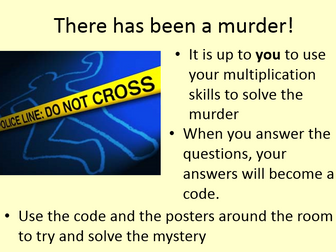 Long Multiplication Murder Mystery