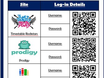Online Learning Login Card