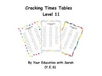 Cracking Times Tables - Level 11