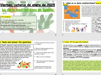 La dieta mediterránea