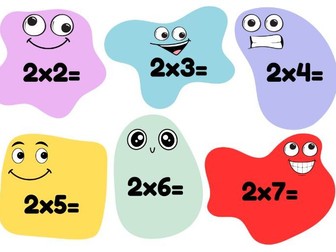 Times Tables Blobs