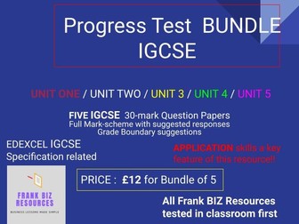 GCSE BUSINESS ASSESSMENT MATERIALS