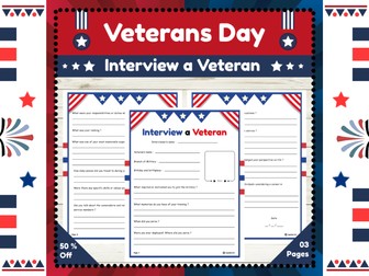 Veterans Day Interview Project : A Student Guide to Interviewing Veteran