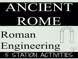Ancient Rome: Ancient Rome Engineering Station Activities/gallery walk