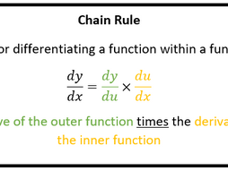 Chain, Product, and Quotient Rule Summary | Teaching Resources