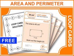Area and Perimeter (Loop Cards)