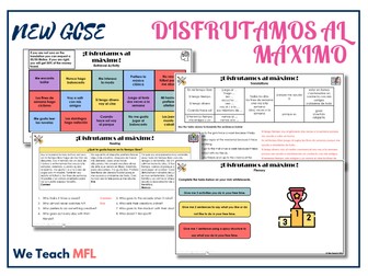 New GCSE - Disfrutamos al máximo Complete Unit Pack
