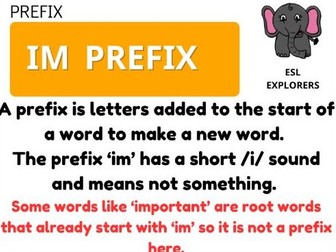 Phonics: Prefixes Resources!