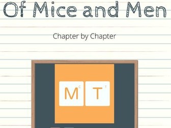 CCEA Of Mice and Men Chapter by Chapter