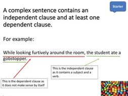 Complex sentences - 1 hour differentiated lesson | Teaching Resources
