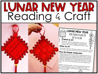 Lunar New Year Decoration Craft and Reading Comprehension