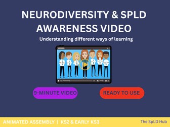 Neurodiversity Awareness Animated Video | KS2 KS3 | SEND / PSHE